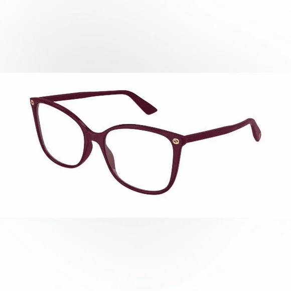 Gucci Burgandy GG0026O Eyeglasses - Picture 3 of 3